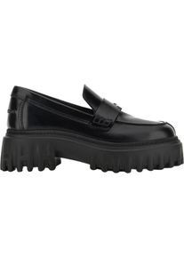 Hogan Loafer - Flat Shoes Black - Gr. 36 (EU) - in Schwarz - f&uuml;r Damen