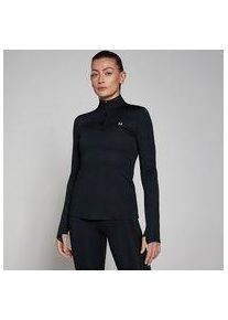 MP Damen Training Top mit 1/4-Rei&szlig;verschluss &ndash; Schwarz - XXS