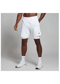MP Herren 2-in-1-Trainingsshorts &mdash; Wei&szlig; - L