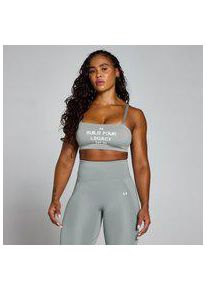MP Damen Origin Graphic Trainings-Sport-BH &ndash; Fossilgrau - M