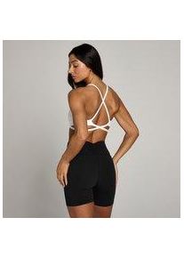 MP Damen TeMPo Sport-BH mit gekreuzten R&uuml;ckentr&auml;gern &ndash; Wei&szlig; - XL