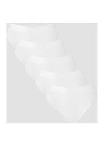 Myprotein MP Damen Tanga mit mittelhohem Bund (5er-Packung) &ndash; Wei&szlig; - M