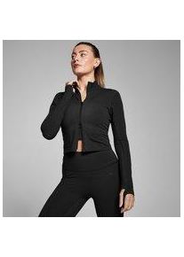MP Damen TeMPo Crop-Jacke &ndash; Schwarz - L