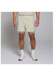 MP Herren TeMPo 2-in-1-Graphic Shorts &ndash; Salzgrau - XS