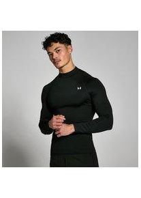 MP Herren Training Langarm-Baselayer mit hohem Kragen &ndash; Schwarz - XXS