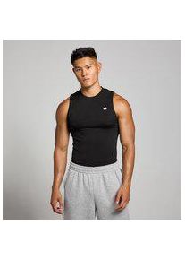 Myprotein MP Herren Tempo nahtloses Tanktop mit Grafikelement &ndash; Schwarz - XS