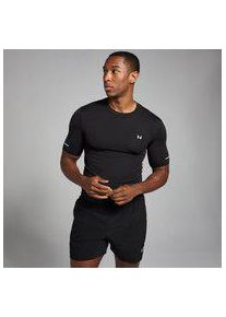 Myprotein MP Herren Active Nahtloses T-Shirt mit Aufdruck &ndash; Schwarz - XS