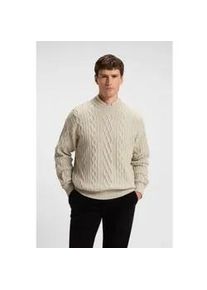 BOSS f&uuml;r Herren. 50548689 Kableto beige Pullover (XL), L&auml;ssig, Polyester