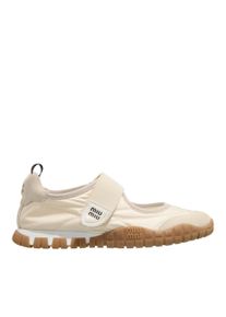 Miu Miu Ballerinas - Tyre Ballerina - Gr. 36,5 (EU) - in Creme - f&uuml;r Damen