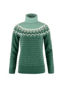 Fj&auml;llr&auml;ven Fj&auml;llr&auml;ven &Ouml;vik Knit Roller Neck Wollpullover Damen Alltag (Gr S |gr&uuml;n)