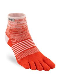 injinji Trail Midweight Mini Crew Wandersocken Damen Wandern (Gr M/L |rot)