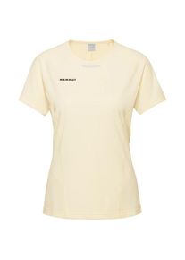 Mammut Aenergy FL T-Shirt Funktionsshirt Women (Gr L |beige/weiß)