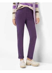 Brax Damen Five-Pocket-Hose Style MARY, dunkles lila, Gr. 46K