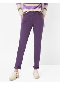 Brax Damen Five-Pocket-Hose Style CAROLA, dunkles lila, Gr. 48K