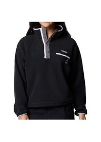 Columbia Helvetia II Cropped Half Snap Fleece Fleecepullover Damen (Gr XL |schwarz)