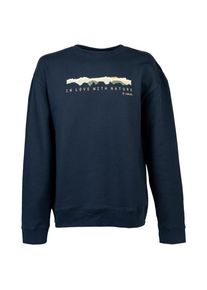 NIKIN Treesweater Mountain Panorama Pullover Herren (Gr L |blau)