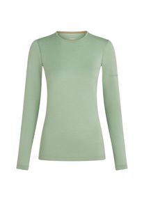 Icebreaker 200 Oasis L/S Crewe Merinounterwäsche Damen (Gr M |grün)
