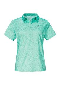 Schöffel Polo-Shirt Schöffel Polo Shirt Style Todra Damen (Gr 42 |türkis)