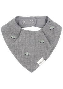 MaxiMo Baby's Tuch Musselin Stick Futter Halstuch Kinder (Größe 0 |grau)