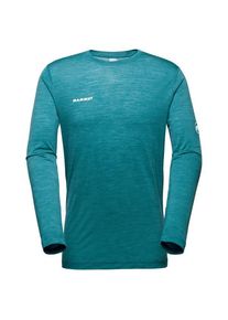 Mammut Tree Wool Firstlayer Longsleeve Funktionsshirt Herren Wandern (Gr XXL |türkis)