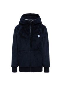 Namuk Panda High-Loft Fleece Zip Hoodie Fleecejacke Kinder (Gr 128/134 |blau/schwarz)