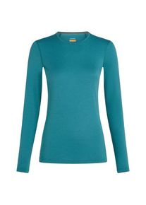 Icebreaker 200 Oasis L/S Crewe Merinounterw&auml;sche Women (Gr L |t&uuml;rkis)