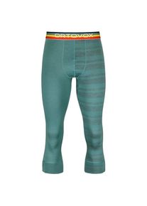 Skiunterwäsche Ortovox 185 Rock'N'Wool Short Pants Herren (Gr S |türkis)