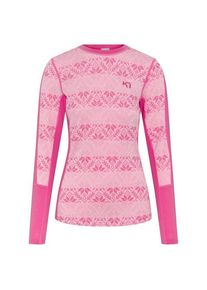 Merinounterwäsche KARI TRAA Anna Long Sleeve Damen (Gr M |rosa)