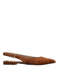 Lauren by Ralph Lauren Lauren Ralph Lauren Sandaletten mit Absatz - Londyn Slbck-Flats-Slingback - Gr. 36,5 (EU) - in Braun - f&uuml;r Damen