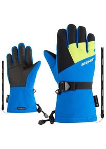 Ziener Lani GTX Glove Junior Handschuhe Kinder (Größe 7,5 |blau |wasserdicht)