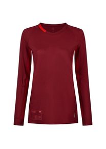 Merinounterw&auml;sche Transhumance Langarm Tee Damen (Gr S |rot)