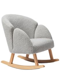 Jimmylee Kinder-Schaukelsessel Natur Grey, Grau, Textil, Uni, 55.5x55x46.5 cm, Kinder- & Jugendzimmer, Kinderm&ouml;bel, Kindersitzm&ouml;bel & -tische, Kindersessel & -sofas