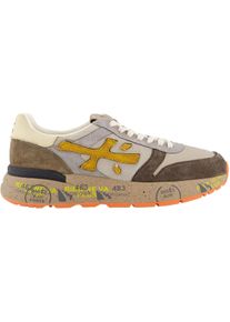 Premiata Low-Top Sneaker - Heren Mick Sneaker Beige/Bruin - Gr. 42 (EU) - in Beige - f&uuml;r Damen