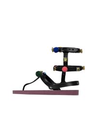 Uzurii Slipper & Pantoletten - Zehentrenner Mondriaan Colorful Black - Gr. 35,5 (EU) - in Rot - f&uuml;r Damen