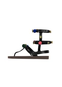 Uzurii Slipper & Pantoletten - Zehentrenner Mondriaan Colorful Black - Gr. 41,5 (EU) - in Braun - f&uuml;r Damen