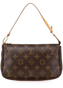Louis Vuitton Hobo Bags - Monogram Pochette Accessoires - Gr. unisize - in Braun - f&uuml;r Damen