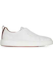 Santoni Low-Top Sneaker - Sneakers White - Gr. US_7_5 - in Wei&szlig; - f&uuml;r Damen