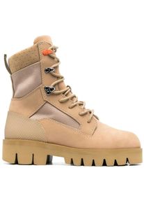 Heron Preston Stiefel - Lace-Up Military Boots - Gr. 38 (EU) - in Beige - f&uuml;r Damen