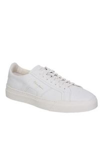 Santoni Low-Top Sneaker - White Panelled Design Sneakers - Gr. 7 - in Wei&szlig; - f&uuml;r Damen