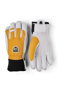 Hestra Army Leather Patrol 5 Finger Handschuhe (Größe 10 |grau |wasserdicht)