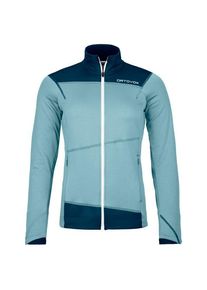 Woll- & Merinojacke Ortovox Fleece Light Jacket Damen (Gr S |türkis)