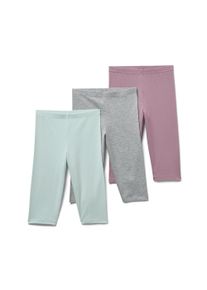 Tchibo - 3 Kinder-3/4-Leggings - Kinder - Gr. 170/176 - grau