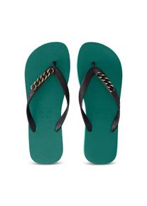 Uzurii Slipper & Pantoletten - Zehentrenner Gold Small - Gr. 41_42 - in Beige - f&uuml;r Damen