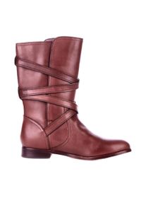 Ralph Lauren Stiefel - Boots Mogano - Gr. 37 (EU) - in Rot - f&uuml;r Damen