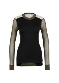 Merinounterw&auml;sche Aclima Woolnet Hybrid Crewneck Damen (Gr M |schwarz)