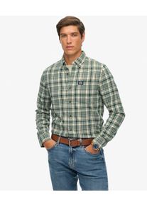 Superdry Herren Lang&auml;rmliges Baumwoll-holzf&auml;llerhemd Green - Gr&ouml;&szlig;e: S 1041009500643GYC001