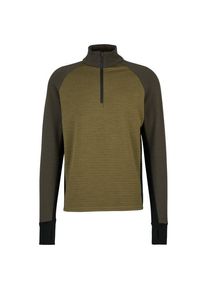Stoic MerinoFleece260 FlenSt. Half Zip Merinopullover Herren Wandern (Gr L |oliv)