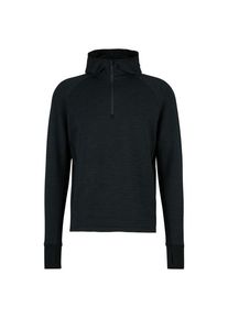 Woll- & Merinopullover Stoic MerinoFleece260 FlenSt. Half Zip with Hood Herren (Gr XL |schwarz)