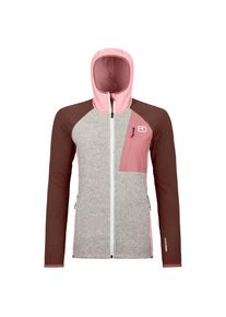 Ortovox Fleece Grid Plus Classic Knit Hoody Fleecejacke Damen Skitouren (Gr L |grau)