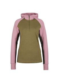 Stoic MerinoFleece260 FlenSt. Half Zip with Hood Merinohoodie Women (Gr 3XL |oliv)